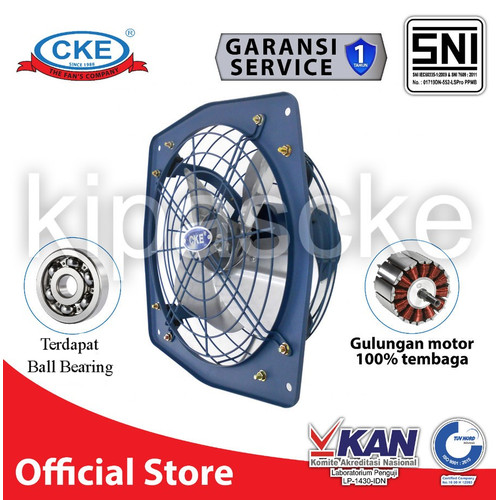 [EZM.0101129] Exhaust Fan CKE Extra DB 16 Inch 380V INDUSTRI Toilet Dapur Restoran