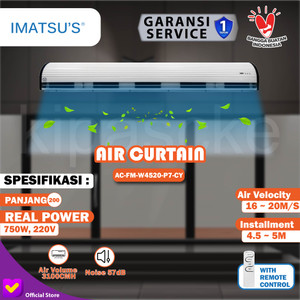 [EZM.0102047] Imatsu Air Curtain AC-FM-W4520-P7-CY 2 Meter Air Door Tirai Udara