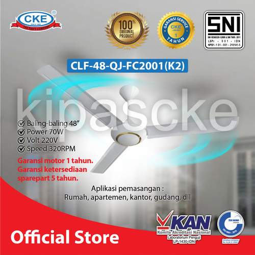 [EZM.0102083] Ceiling Fan CKE 48 Inch Kipas Angin Gantung Plafon Rumah Sejuk Dingin