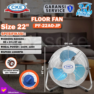 [EZM.0102100] CKE Powerfull Fan 22 Inch Kipas Angin Rumah