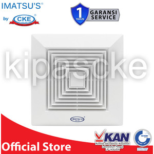 [EZM.0101363] Exhaust Fan Plafon 10 Inch Hemat Listrik Hexos Plafon Exhaust CKE