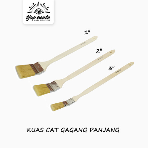 [EZM.0600242] TJAP MATA / CAP MATA Kuas Radiator Gagang Panjang Bengkok