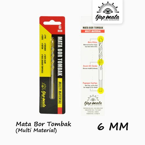 [EZM.0601518] TJAP MATA  / CAP MATA Mata Bor Tombak / Kaca / Marmer / keramik 6MM