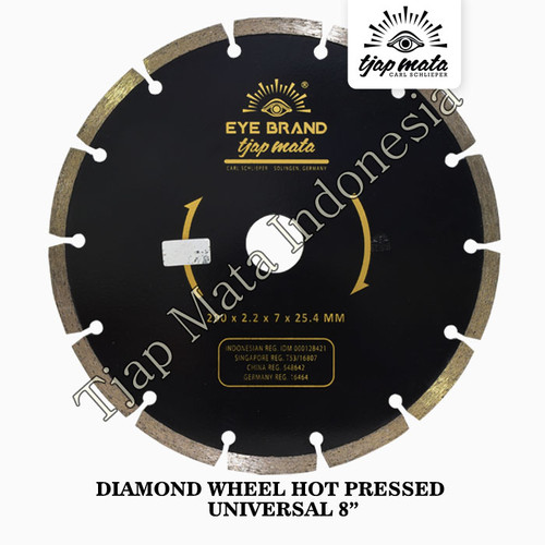 [EZM.0601040] TJAP MATA / CAP MATA Diamond Wheel Hot Pressed (Universal)