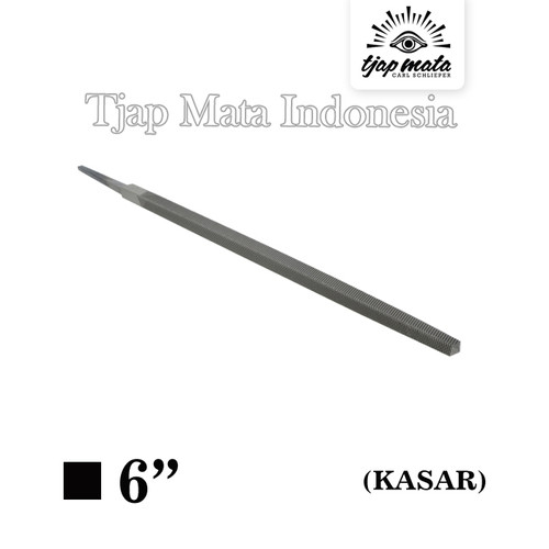 [EZM.0601048] TJAP MATA / CAP MATA Kikir Segi Empat (Kasar) 10" Tanpa Gagang