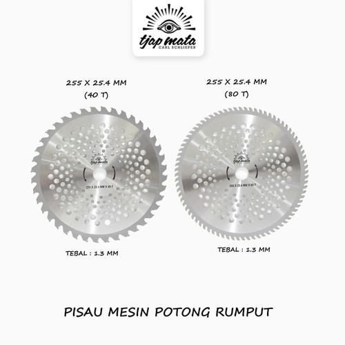 [EZM.0600179] TJAP MATA / CAP MATA Pisau Mesin Potong Rumput Bulat /Brush Cutter