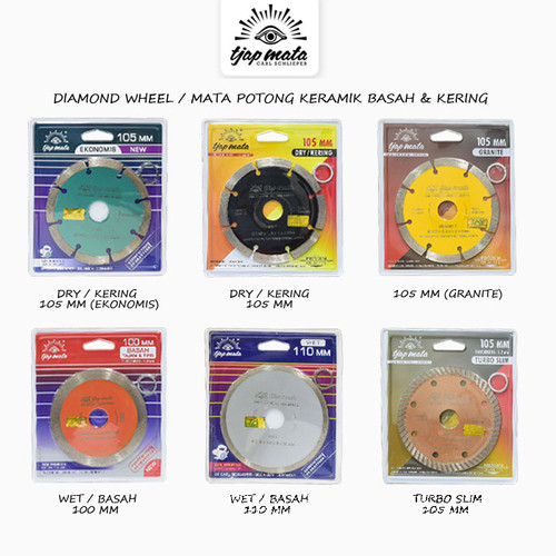 [EZM.0600210] TJAP MATA / CAP MATA Diamond Wheel / Mata Potong Granit / Keramik