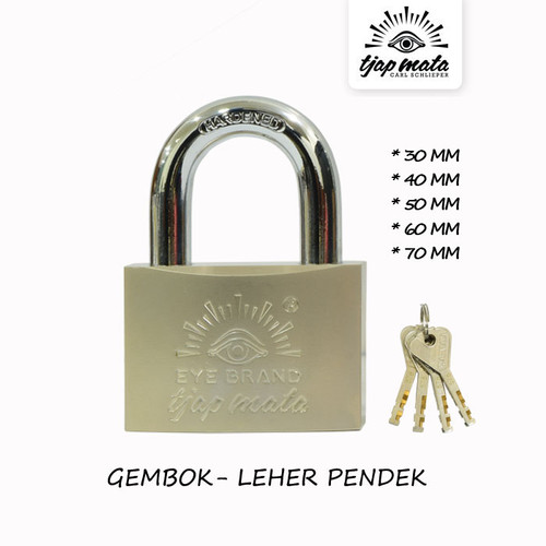 [EZM.0600211] TJAP MATA / CAP MATA Gembok (Leher Pendek)