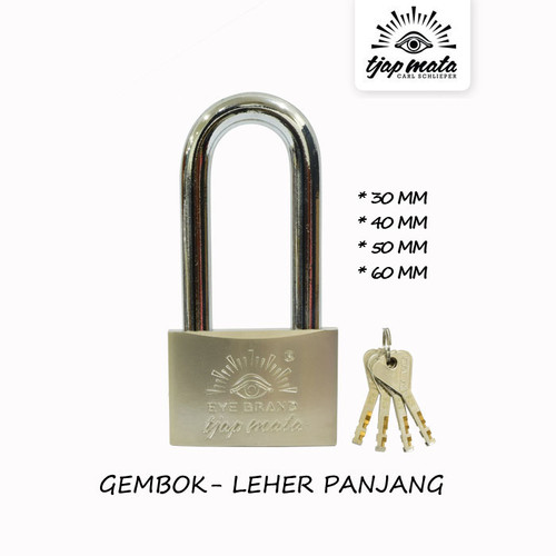 [EZM.0600212] TJAP MATA / CAP MATA Gembok (Leher Panjang)