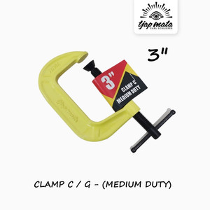[EZM.0600522] TJAP MATA / CAP MATA Clamp C / G Klem Catok Penjepit, Medium Duty