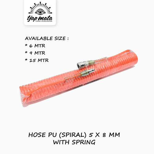 [EZM.0600273] TJAP MATA / CAP MATA Selang Recoil Angin Kompresor (With Spring)