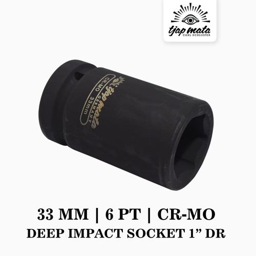 [EZM.0600547] TJAP MATA / CAP MATA Deep Impact Socket 1” DR 33 MM (6 PT) CR - MO