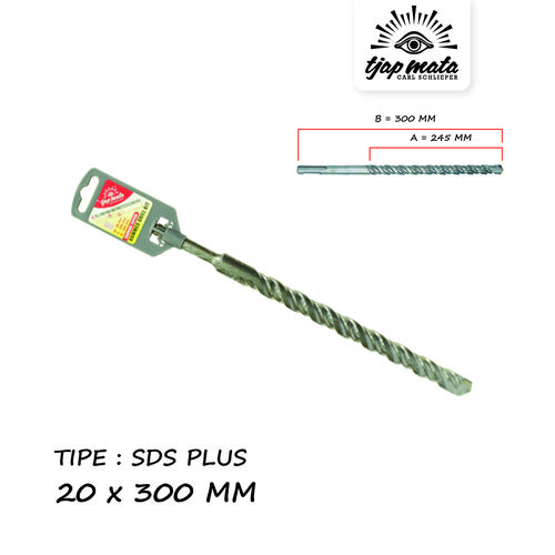 [EZM.0601064] TJAP MATA / CAP MATA Mata Bor Beton / Drill Bits SDS Plus 20 X 300 MM
