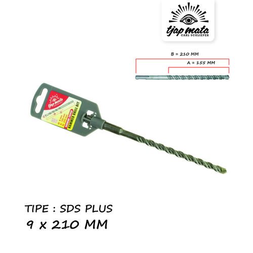 [EZM.0601066] TJAP MATA / CAP MATA Mata Bor Beton / Drill Bits SDS Plus 9 X 210 MM