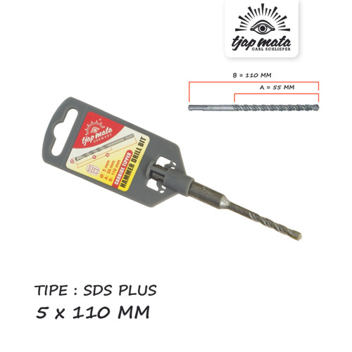 [EZM.0601070] TJAP MATA / CAP MATA Mata Bor Beton / Drill Bits SDS Plus 5 X 110 MM