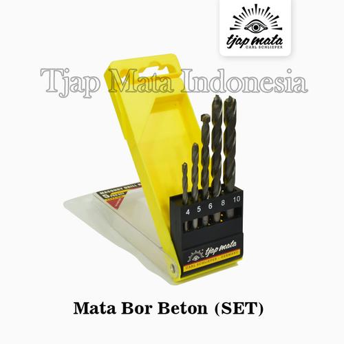 [EZM.0601072] TJAP MATA / CAP MATA Mata Bor Beton SET / Drill Bits (5 PCS)