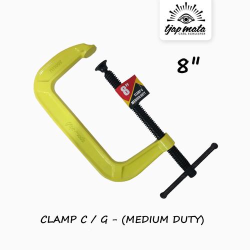 [EZM.0600566] TJAP MATA / CAP MATA Clamp C / G Klem Catok Penjepit 8” Medium Duty
