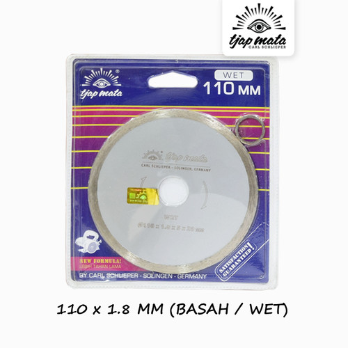 [EZM.0601602] TJAP MATA / CAP MATA Diamond Wheel Wet 110 mm (Basah)