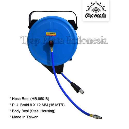 [EZM.0601603] TJAP MATA / CAP MATA Hose Reel / Selang Angin Kompresor Gulung - 15 MTR