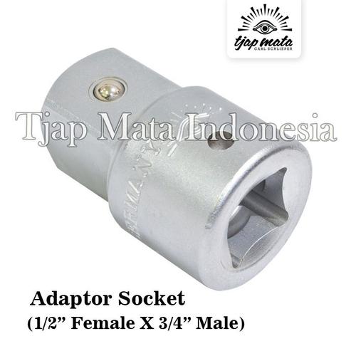[EZM.0600067] TJAP MATA / CAP MATA Adaptor 1/2" F X 3/4" M