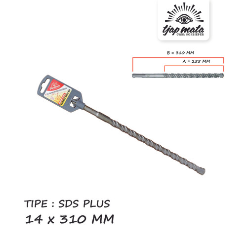 [EZM.0601093] TJAP MATA / CAP MATA Mata Bor Beton / Drill Bits SDS PLUS 14 X 310 MM