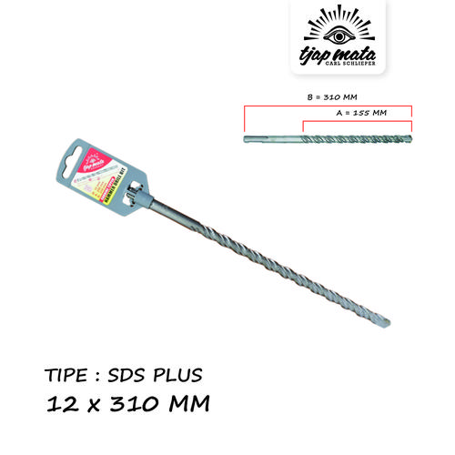 [EZM.0601095] TJAP MATA / CAP MATA Mata Bor Beton / Drill Bits SDS PLUS 12 X 310 MM
