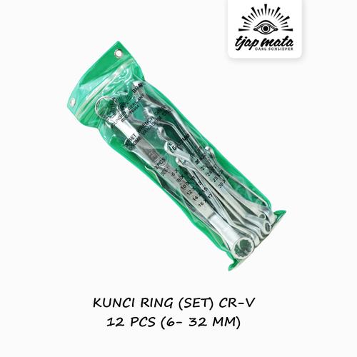 [EZM.0600597] TJAP MATA / CAP MATA Kunci ring / Offset Wrench Set 12 Pcs (6-32 MM)