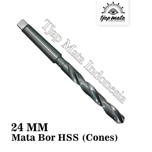 [EZM.0601103] TJAP MATA / CAP MATA Mata Bor Besi / Drill Bits HSS Cones 24 MM