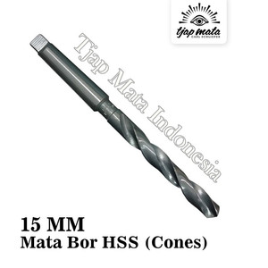 [EZM.0601112] TJAP MATA / CAP MATA Mata Bor Besi / Drill Bits HSS Cones 15 MM