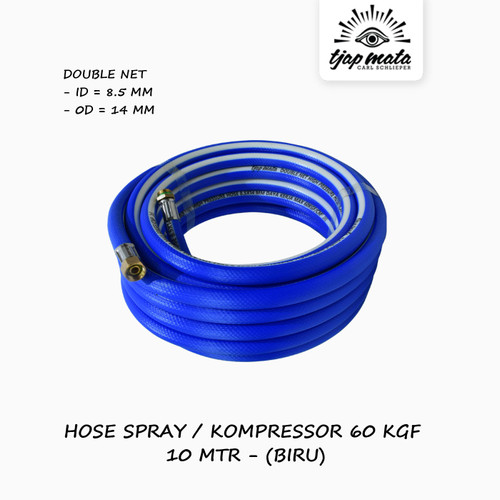 [EZM.0600628] TJAP MATA / CAP MATA Selang Angin / Kompresor (Biru) 8.5 X 14 MM