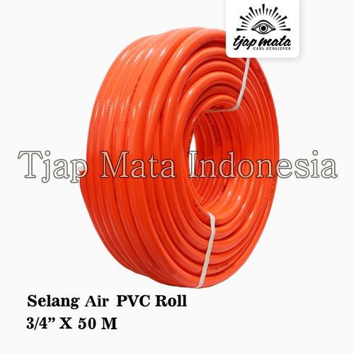 [EZM.0600006] TJAP MATA / CAP MATA Selang Net PVC Roll 3/4" X 50M Orange