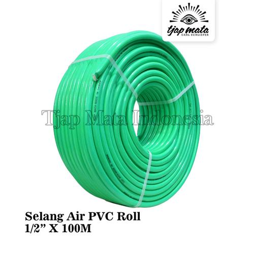 [EZM.0600008] TJAP MATA / CAP MATA Selang Net PVC Roll 1/2" X 100M Hijau
