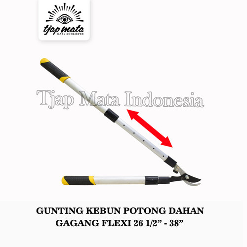 [EZM.0600193] TJAP MATA / CAP MATA Gunting Kebun Potong Dahan Gagang Flexi 26 1/2"-3