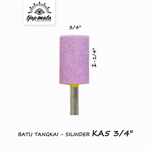 [EZM.0601616] TJAP MATA / CAP MATA Batu Tangkai Silinder - KA5 (3/4" X 1-1/4")