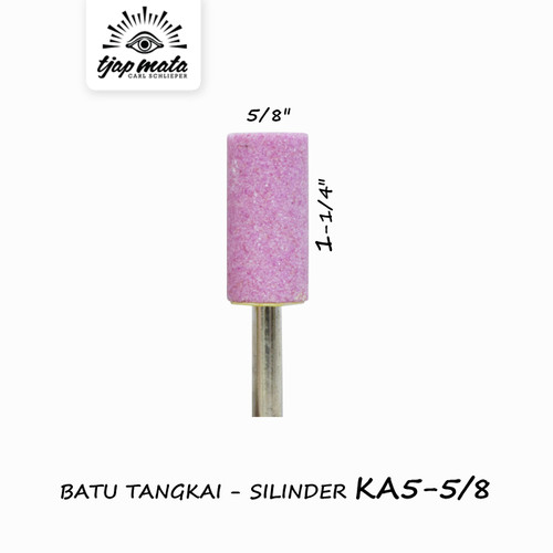 [EZM.0601119] TJAP MATA / CAP MATA Batu Tangkai Silinder KA5 - 5/8"