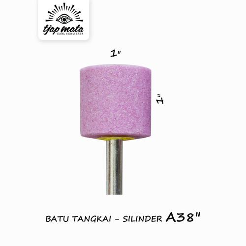 [EZM.0601121] TJAP MATA / CAP MATA Batu Tangkai Silinder A38