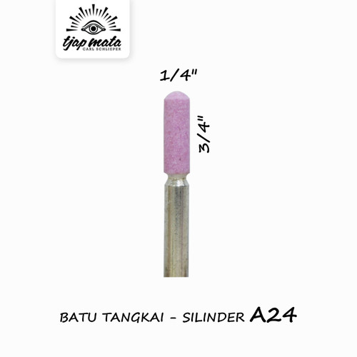 [EZM.0601122] TJAP MATA / CAP MATA Batu Tangkai Silinder A24