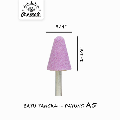[EZM.0600637] TJAP MATA / CAP MATA Batu Tangkai Payung A5