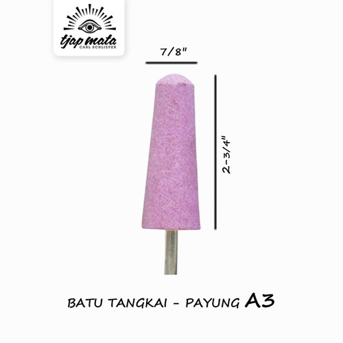 [EZM.0601618] TJAP MATA / CAP MATA Batu Tangkai / Mounted Stone (Model Payung) - A3