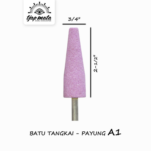 [EZM.0601620] TJAP MATA / CAP MATA Batu Tangkai / Mounted Stone (Model Payung) - A1