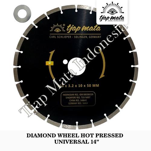 [EZM.0601144] TJAP MATA / CAP MATA Diamond Wheel Hot Pressed Universal 14"