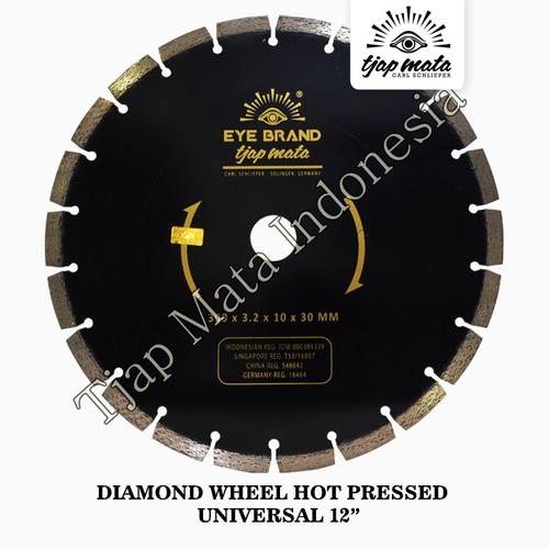 [EZM.0601145] TJAP MATA / CAP MATA Diamond Wheel Hot Pressed Universal 12"