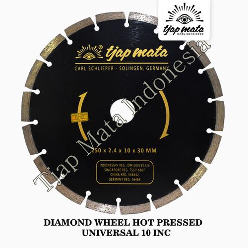 [EZM.0601146] TJAP MATA / CAP MATA Diamond Wheel Hot Pressed Universal 10"