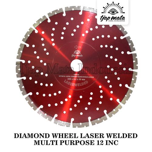 [EZM.0601148] TJAP MATA / CAP MATA Diamond Wheel Laser Welded Multi Purpose 12"