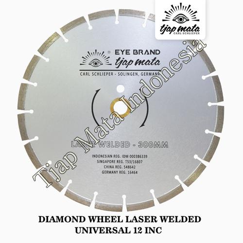 [EZM.0601150] TJAP MATA / CAP MATA Diamond Wheel Laser Welded Universal 12"