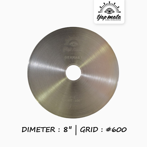 [EZM.0600992] TJAP MATA / CAP MATA Diamond Lapping Wheel 8" #600
