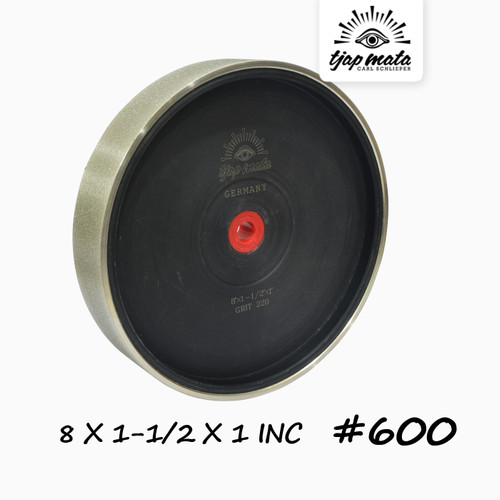 [EZM.0601167] TJAP MATA / CAP MATA Diamond Grinding Plastic core 8"X1.1/2"X1" #600