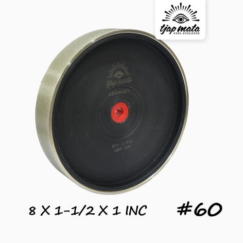 [EZM.0601171] TJAP MATA / CAP MATA Diamond Grinding Plastic core 8"X1.1/2"X1" #60