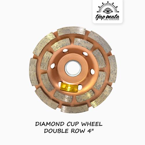 [EZM.0601183] TJAP MATA / CAP MATA Diamond Cup Double Row 4"