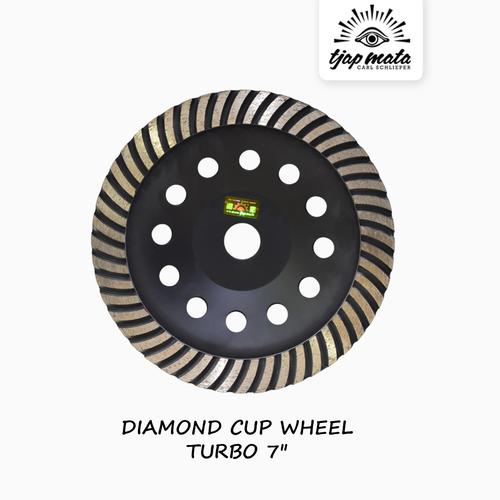 [EZM.0601184] TJAP MATA / CAP MATA Diamond Cup Wheel Turbo 7"
